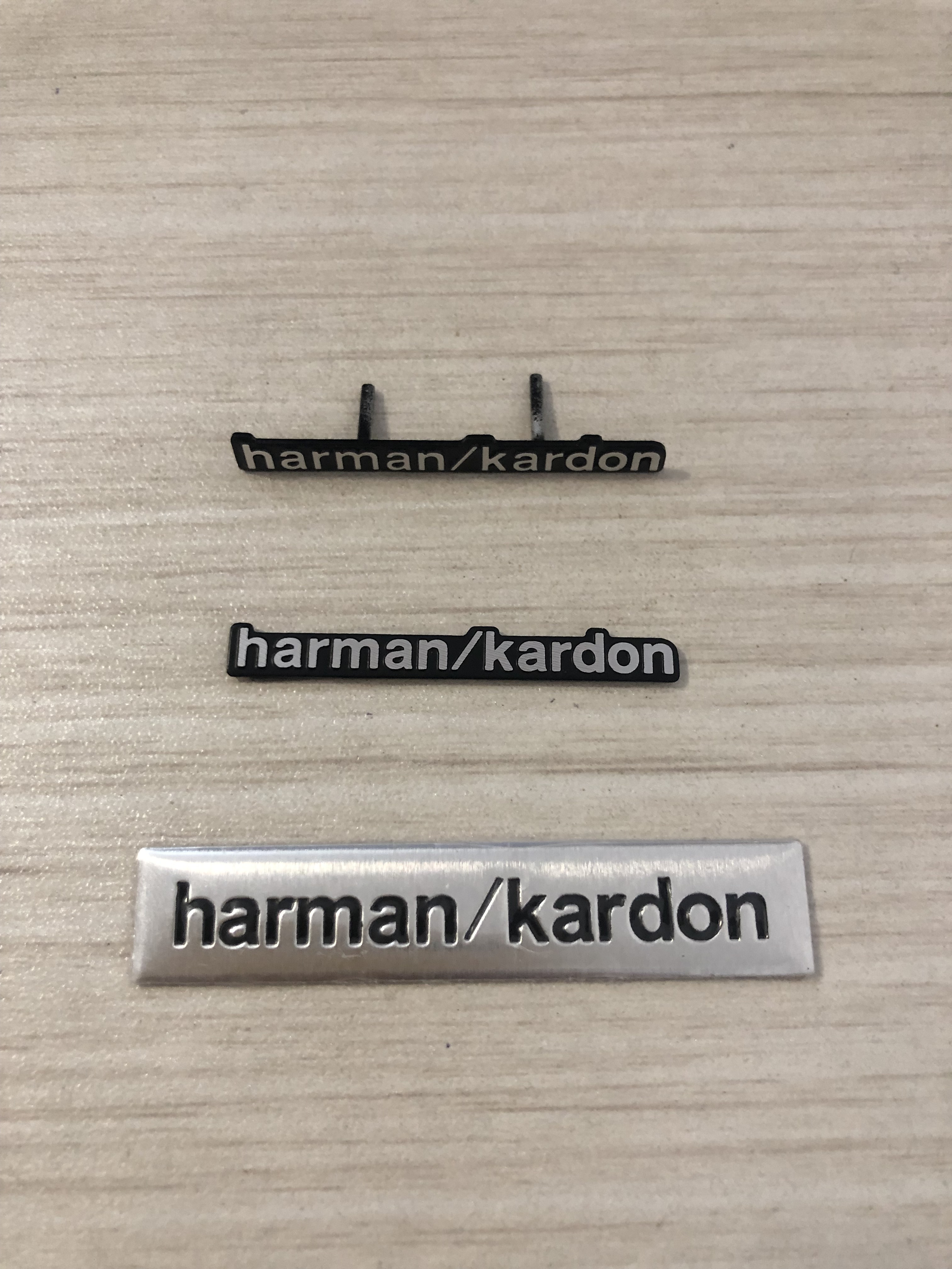 Harman/ Kardon 3D алуминиеви емблеми 2 броя