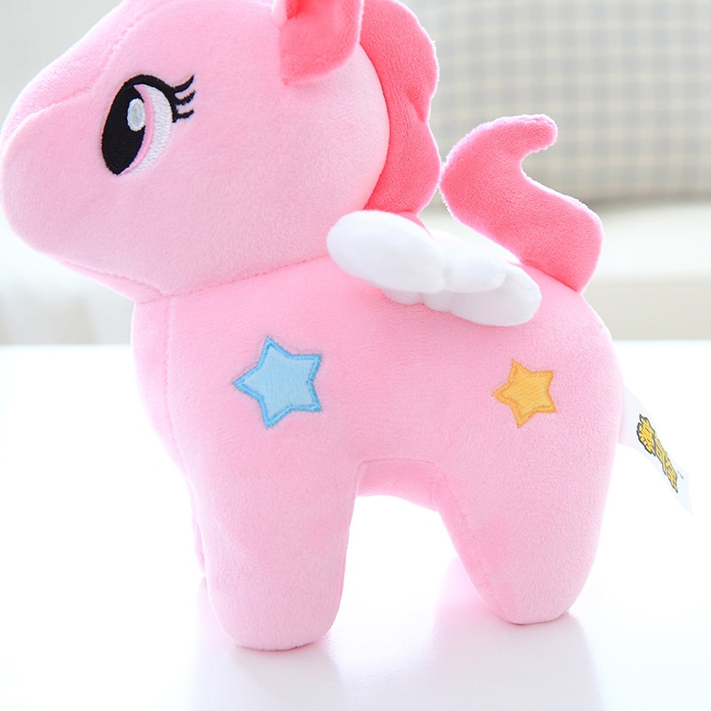  сладък еднорог плюшени играчки  меки анимационни играчки за деца
