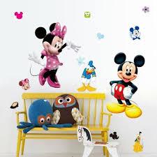 3D анимационни стикери за стена на Мики Маус 