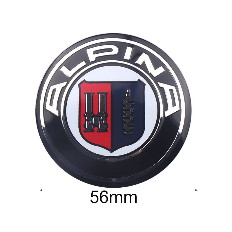 ALPINA автомобилни емблеми за джанти 4бр. 56,5 мм  