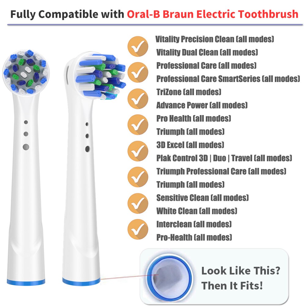  Oral B ,Резервни глави за електрическа четка за зъби