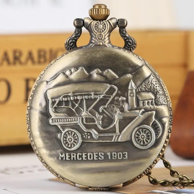 Джобен часовник с верижка Mercedes 1903