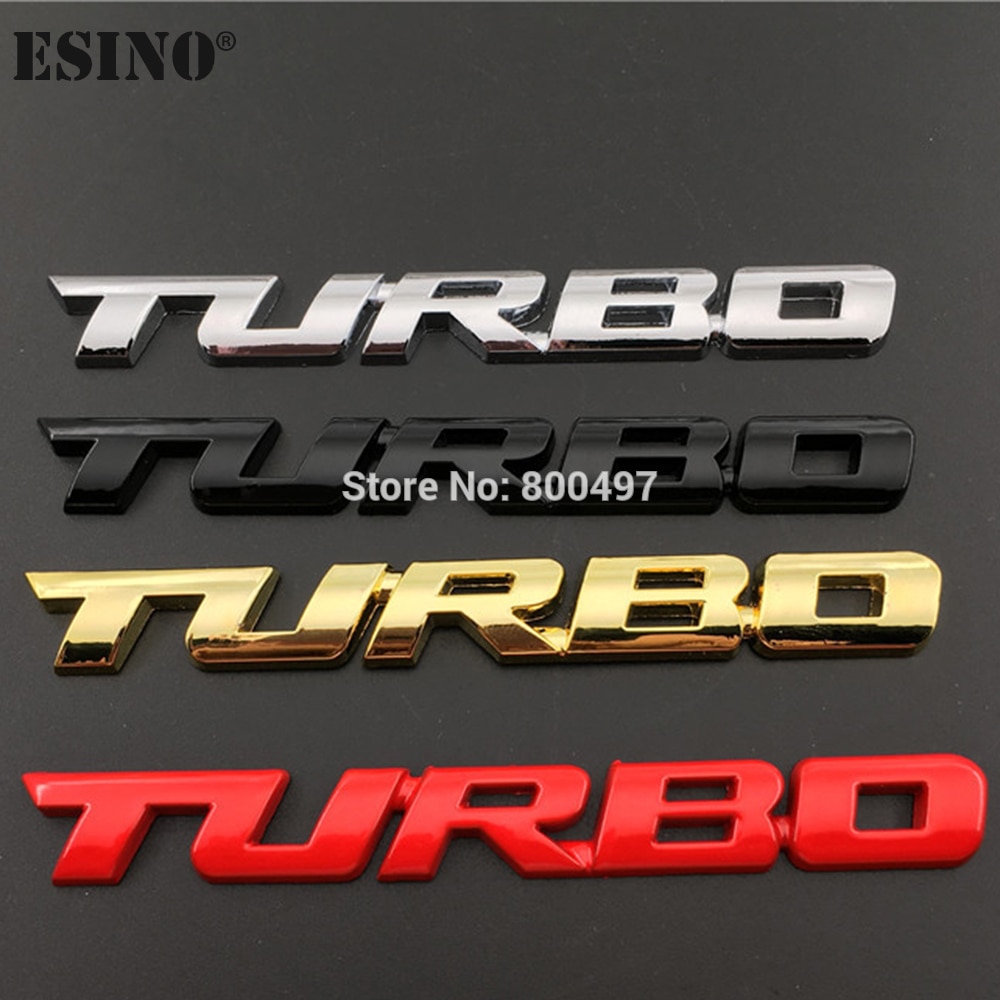 3D метални емблеми  Turbo  .Нов автомобилен стайлинг 