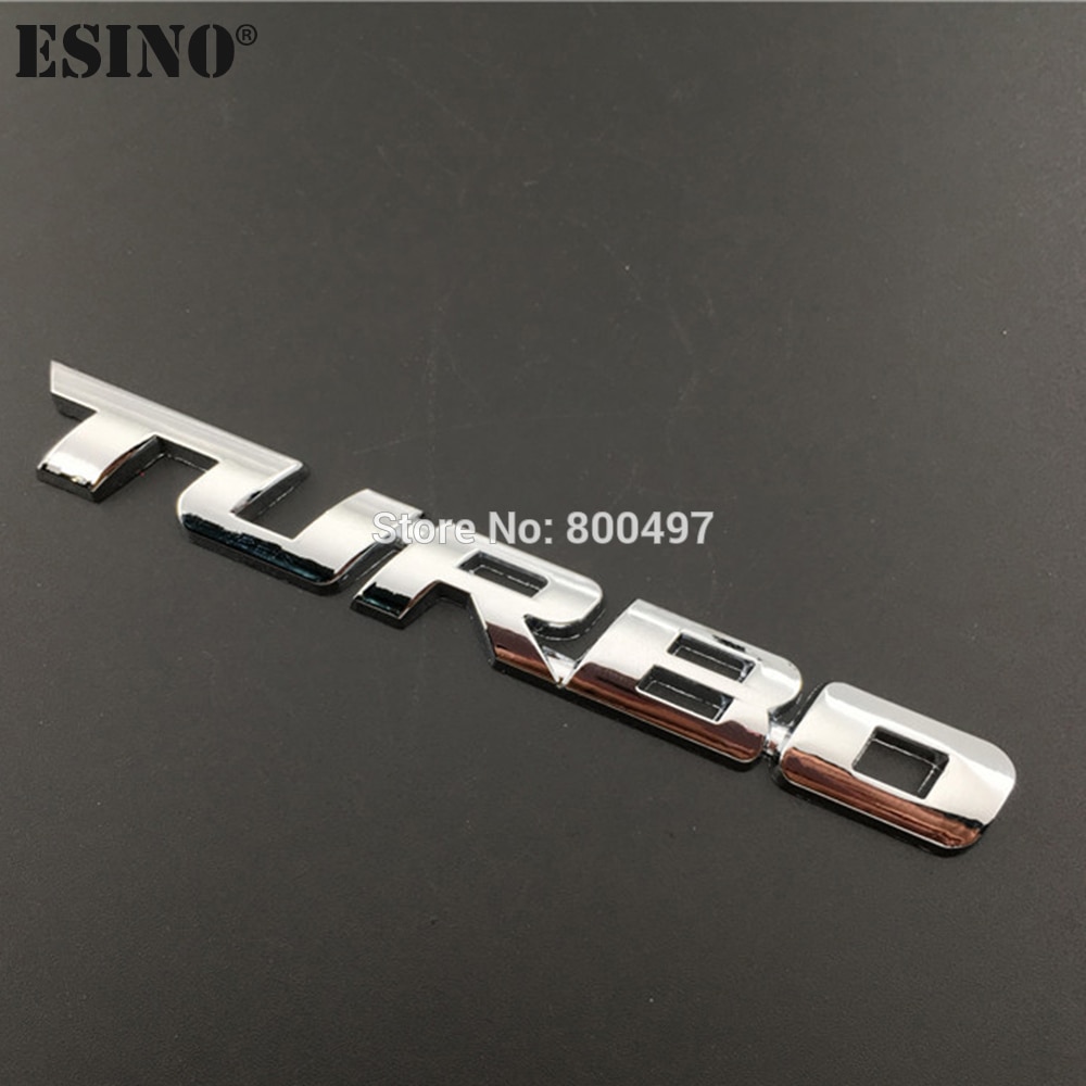 3D метални емблеми  Turbo  .Нов автомобилен стайлинг 