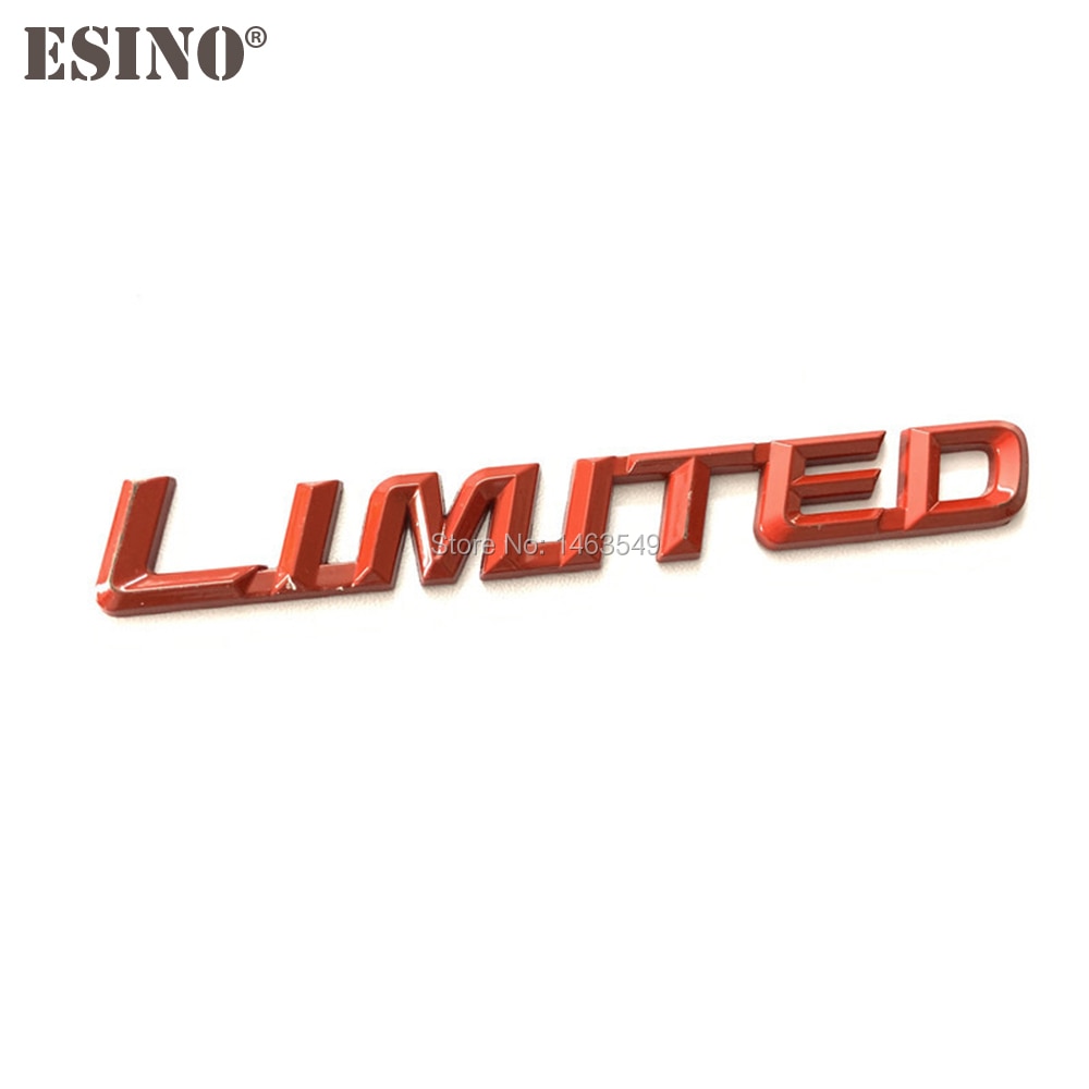  3D метална хромирана емблема LIMITED за автомобили